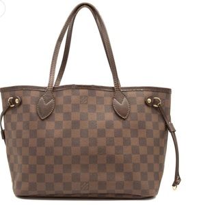 Louis Vuitton Brown Checkered Tote